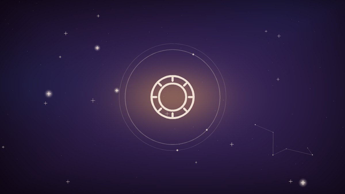 Scattered stars that form no single clear pattern