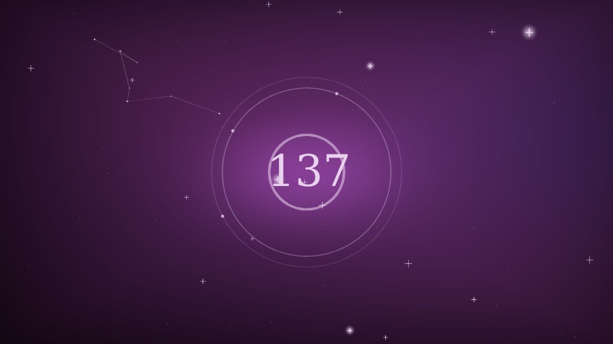 A small star beside a single digit