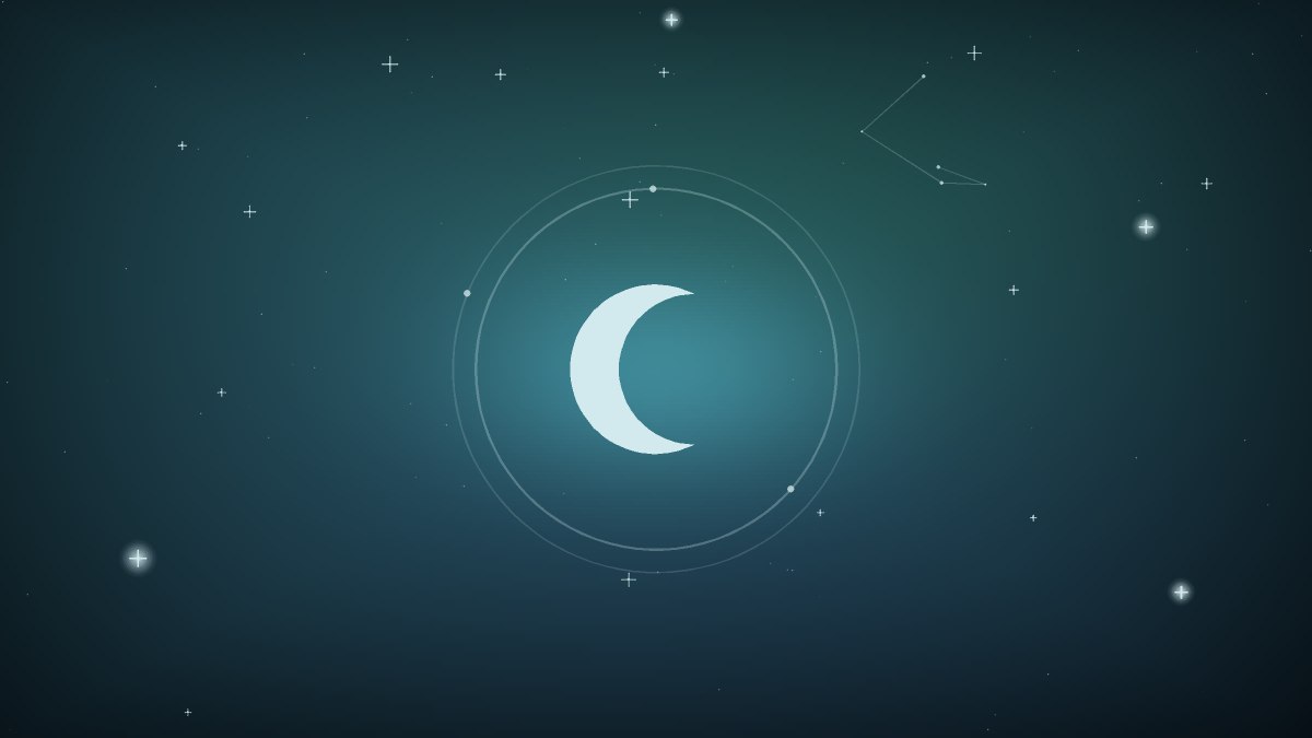 Radio waves rising through clouds toward a night sky