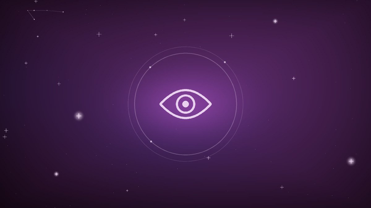 A rose colored spiral representing information arriving through different inner channels
