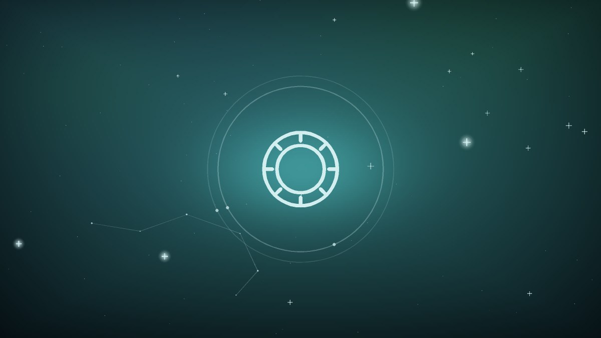 A zodiac wheel with twelve signs in teal tones