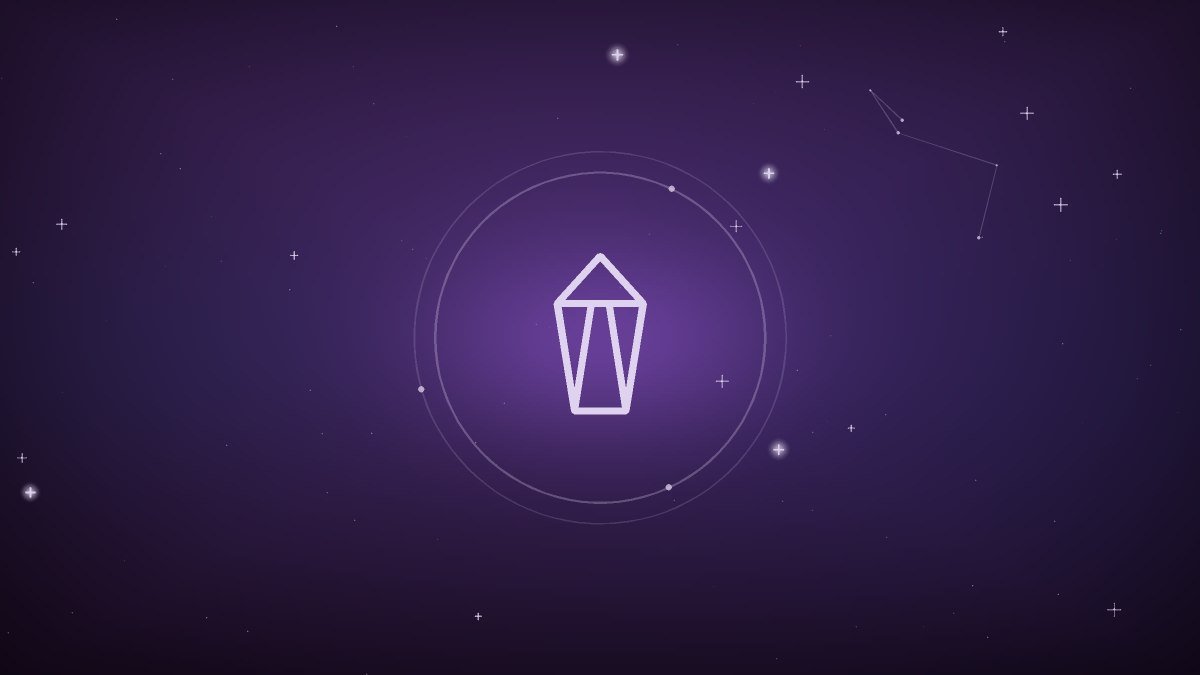 A banded fluorite point catching cool clear light