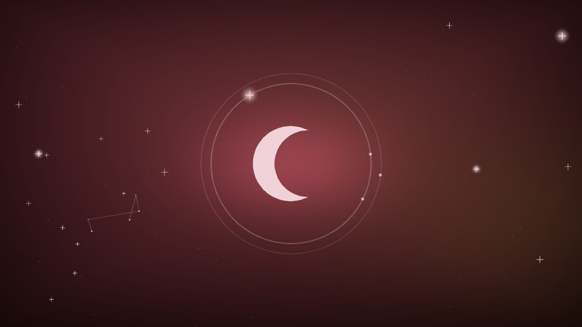 A soft scatter of stars in a dark sky