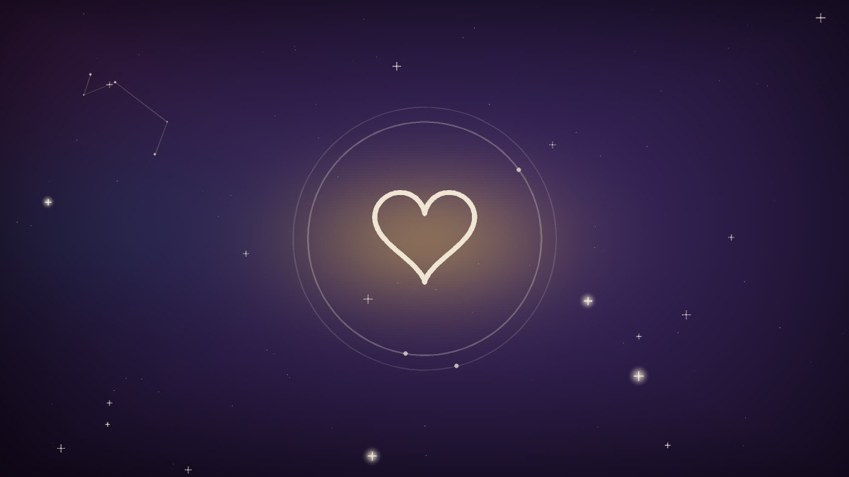 Wrapped gift under a field of stars for an astrology lover
