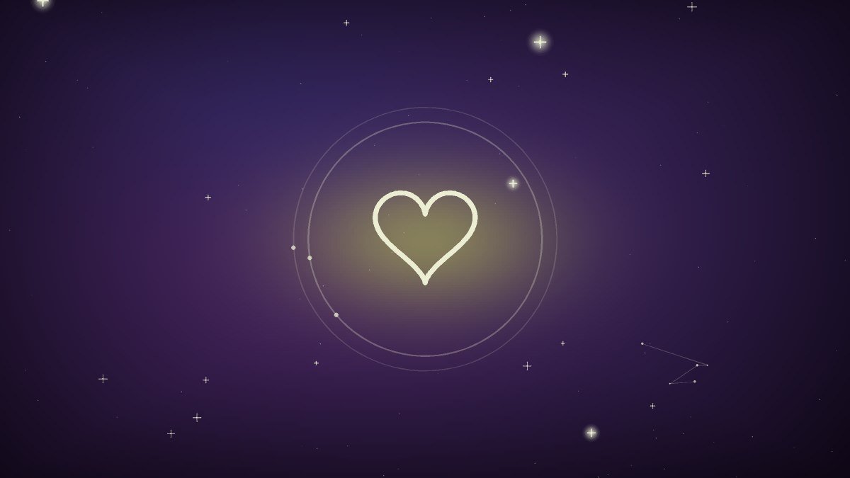 A heart in warm light, photographed close, with room to breathe