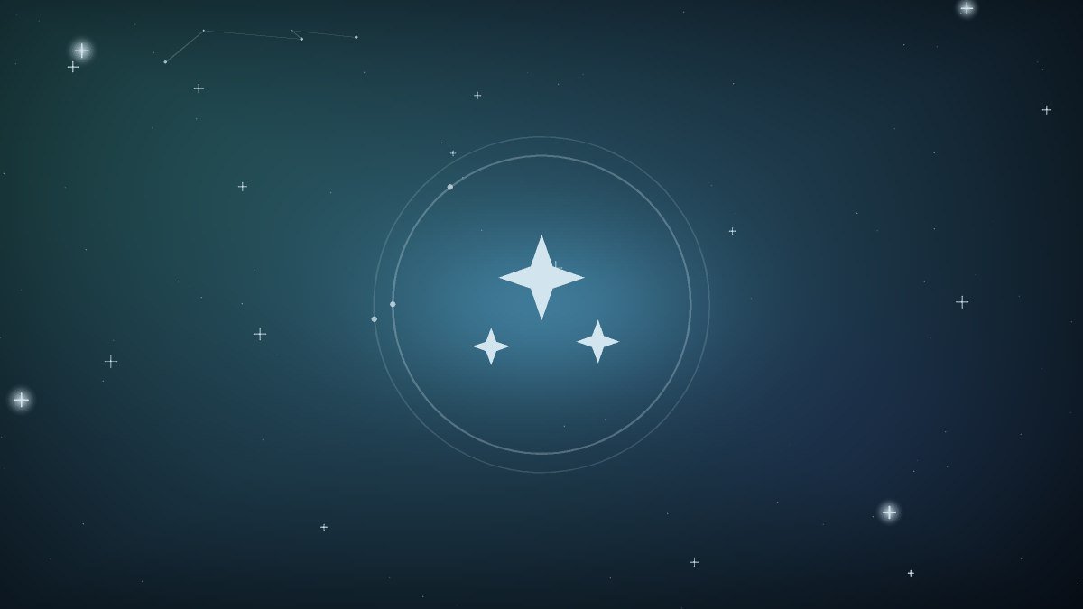 A few stars above an open kitchen window