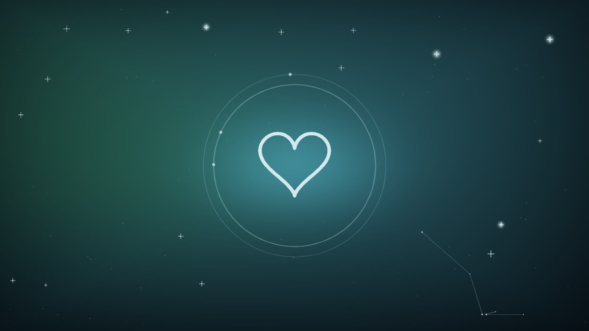 A deep red heart with a thin seam of light running through its center
