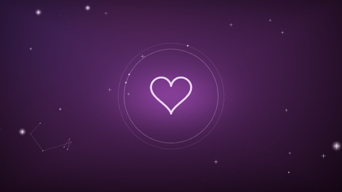 A heart with a visible mend across it, whole but marked