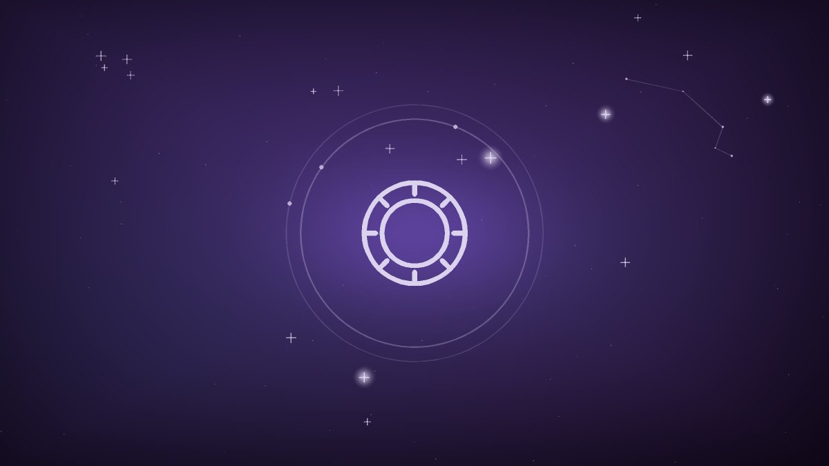 A slowing spiral coiling inward, like an engine winding down