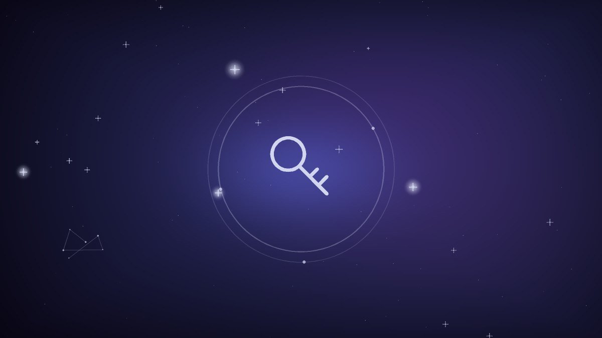 A quiet key glowing on a dark table beside a folded note