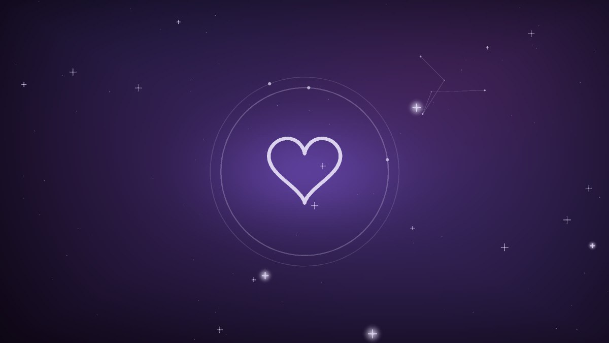 A soft heart shape resting open on a page