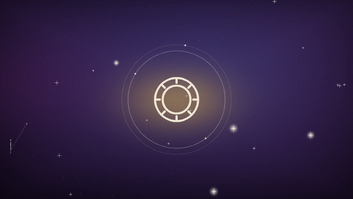 The new moon sliding across a bright disc