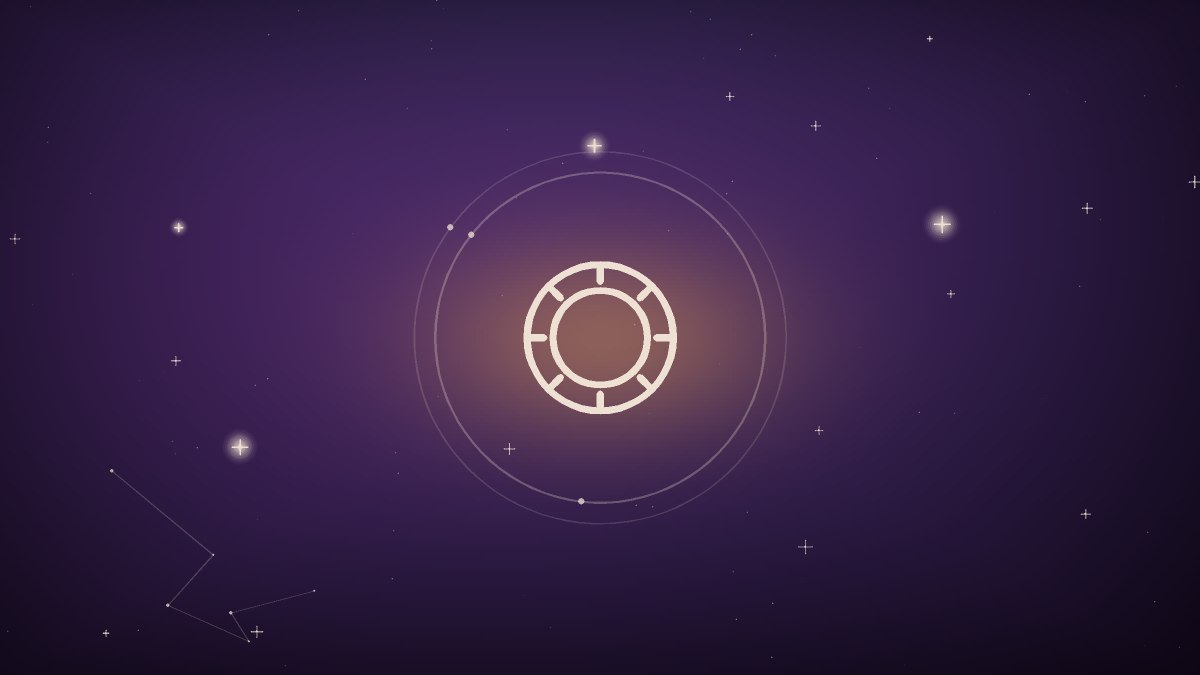 Small zodiac wheel packed in an open suitcase
