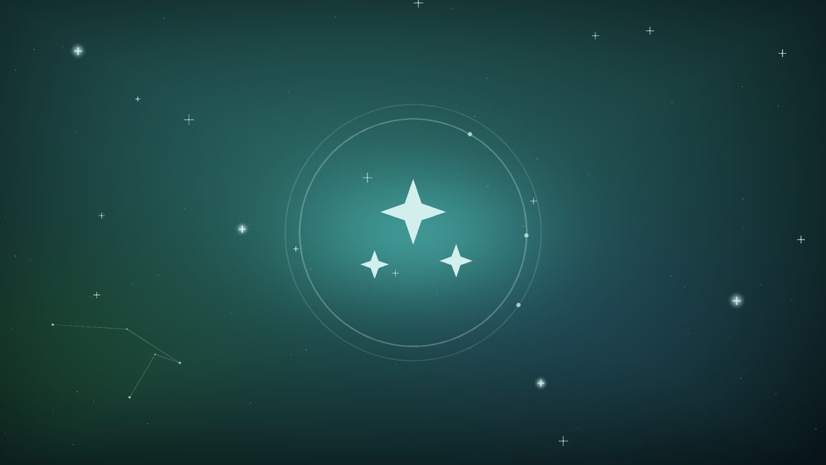 Single bright star over a calm teal horizon