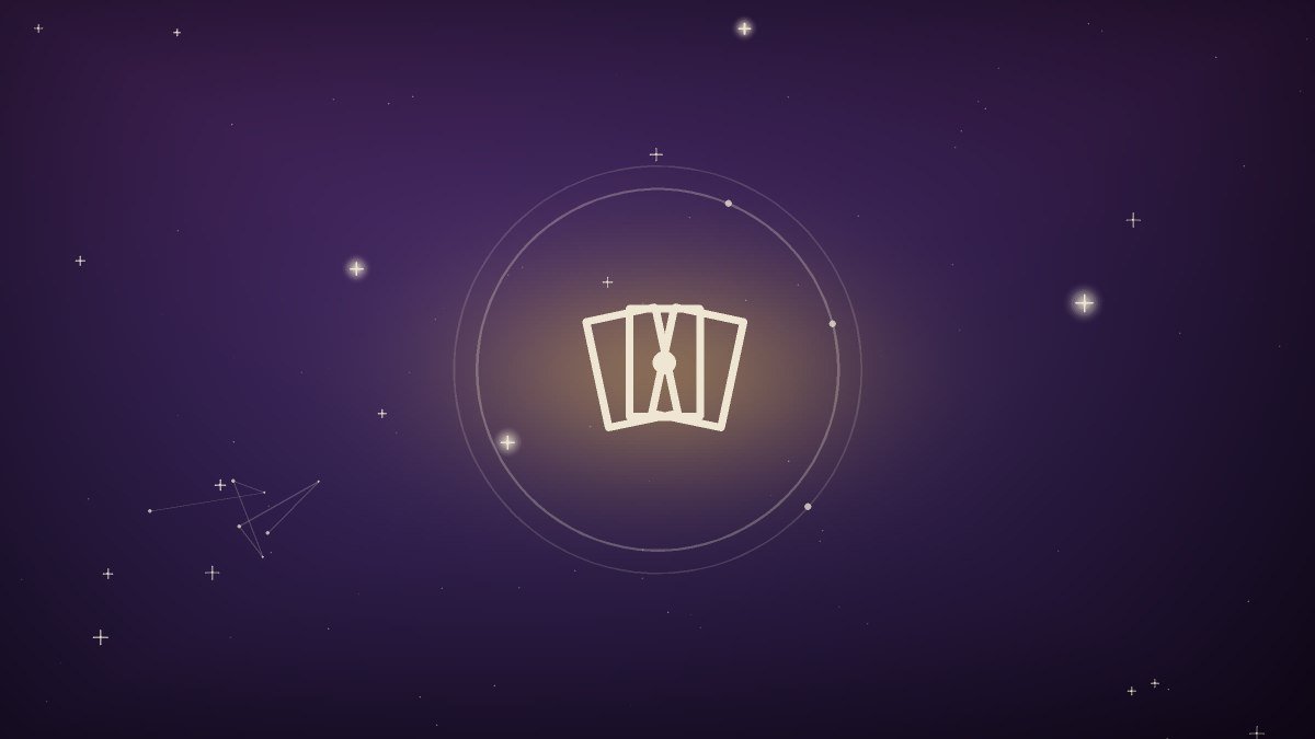 A violet star above two clasped hands