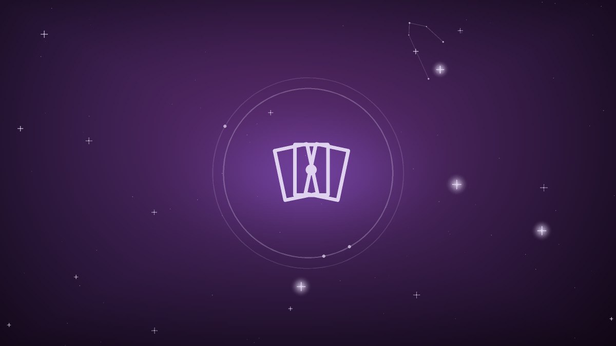 The Cancer crab glyph inside a ring of zodiac symbols in violet
