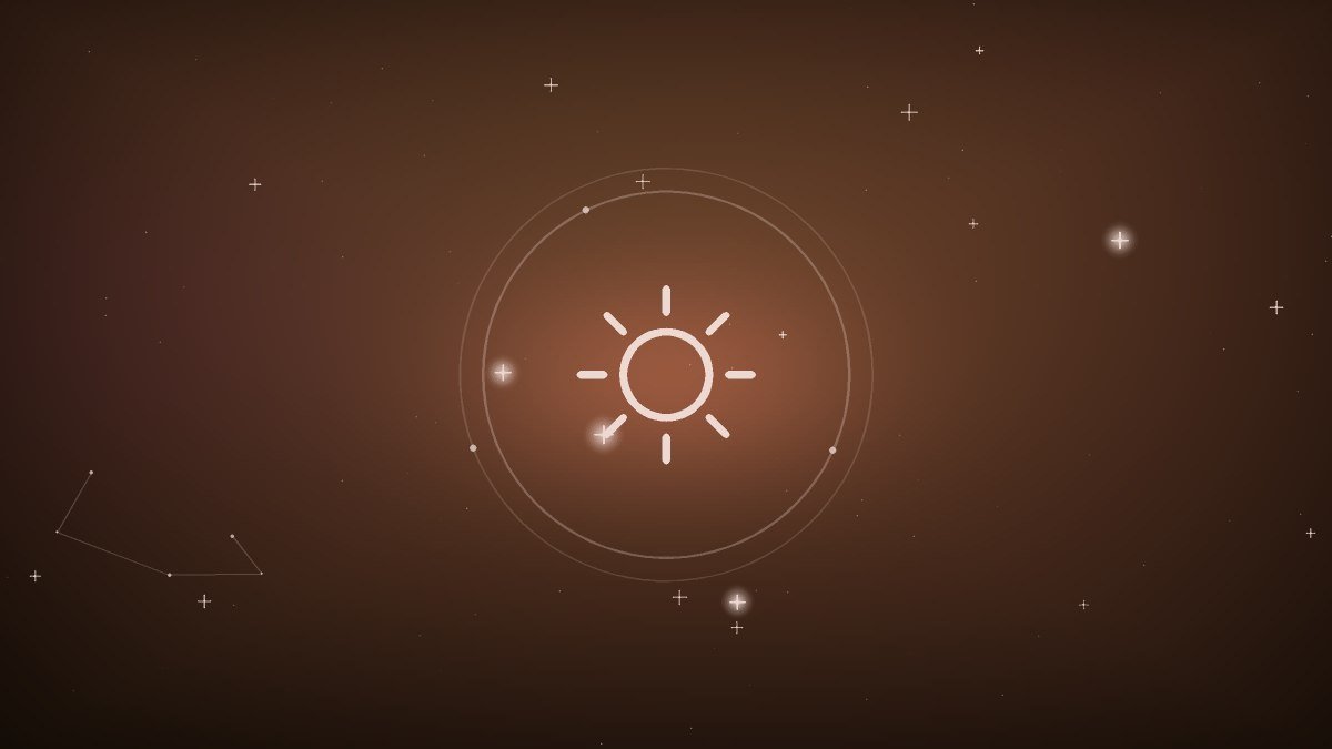 A rising sun over an open archive drawer full of labeled folders