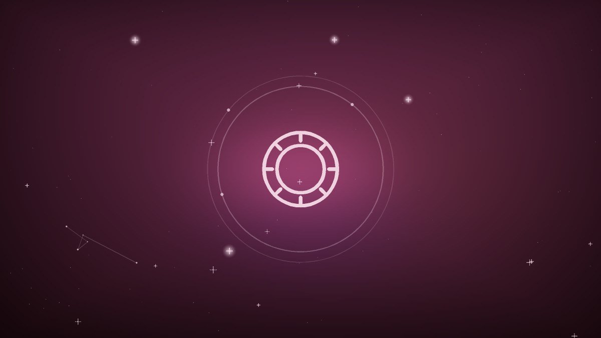 A segmented zodiac circle