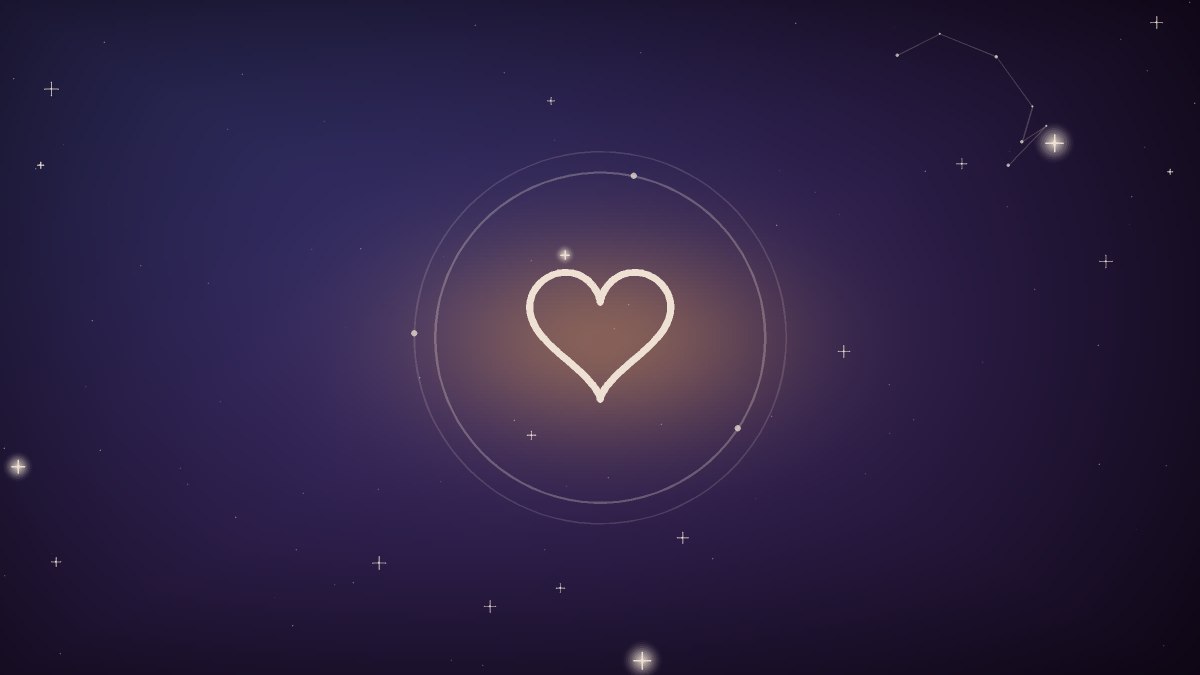 A calm night sky of small stars above a quiet horizon