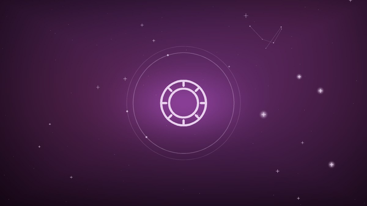 A slow spiral turning back toward its own center