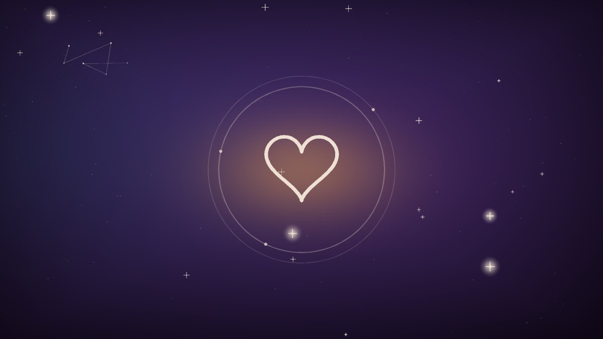 A scatter of golden stars across a night sky