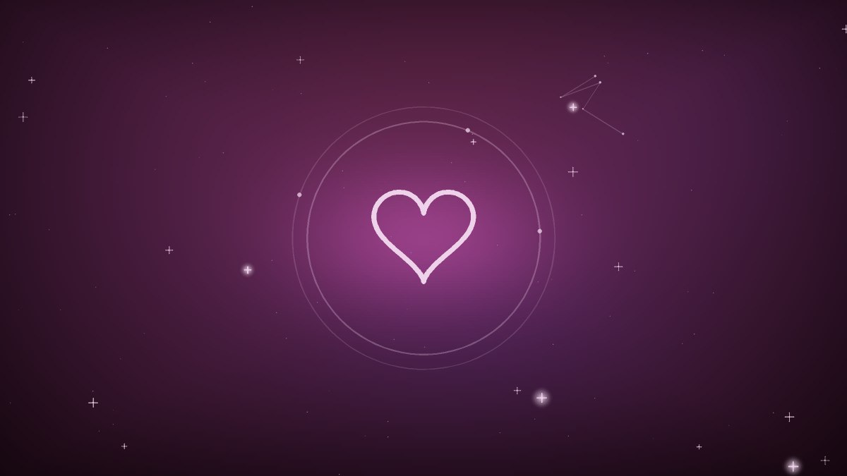An infinity symbol traced in soft light