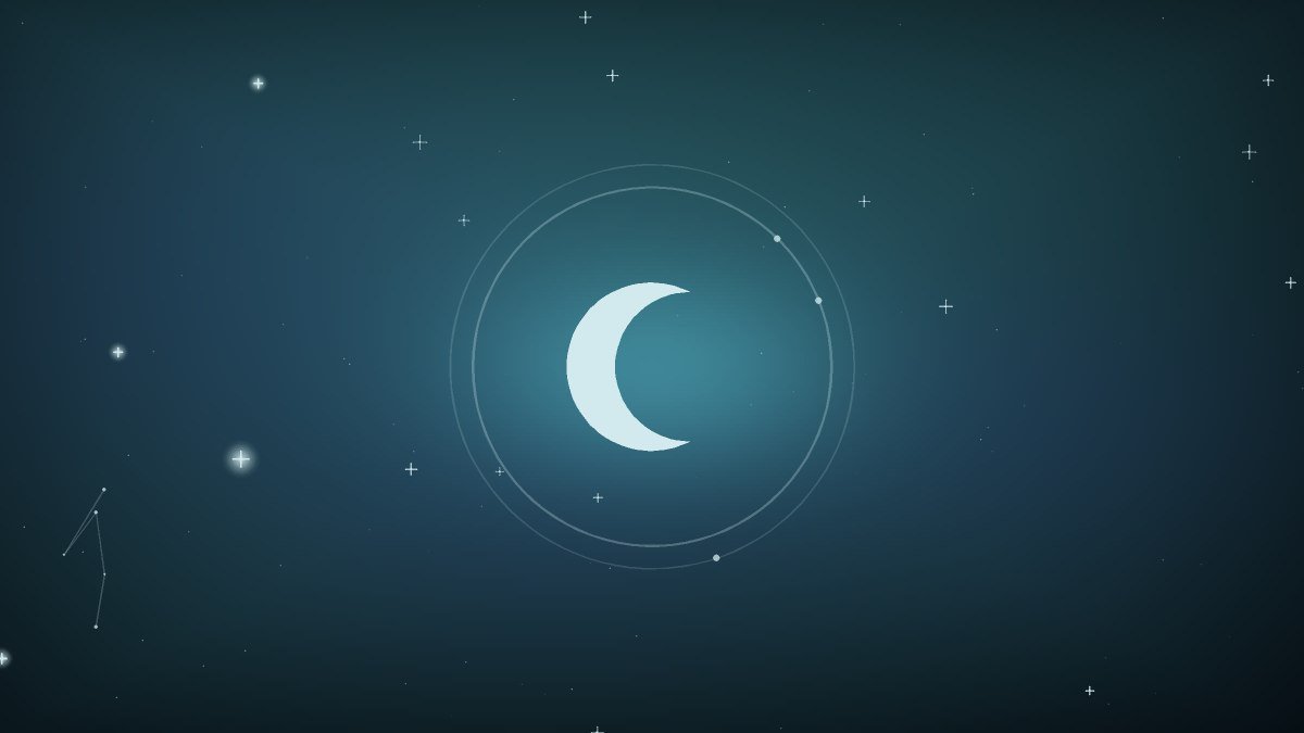 A moon in warm light, photographed close, with room to breathe