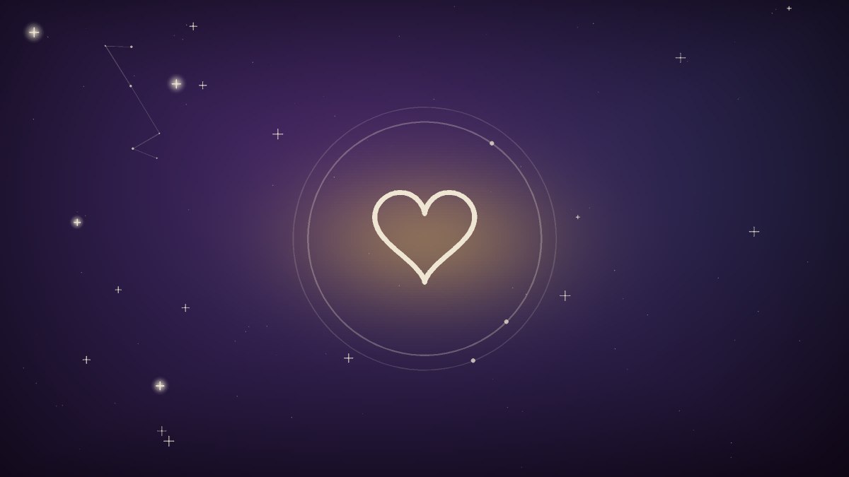 A pair of bright stars close together in a night sky
