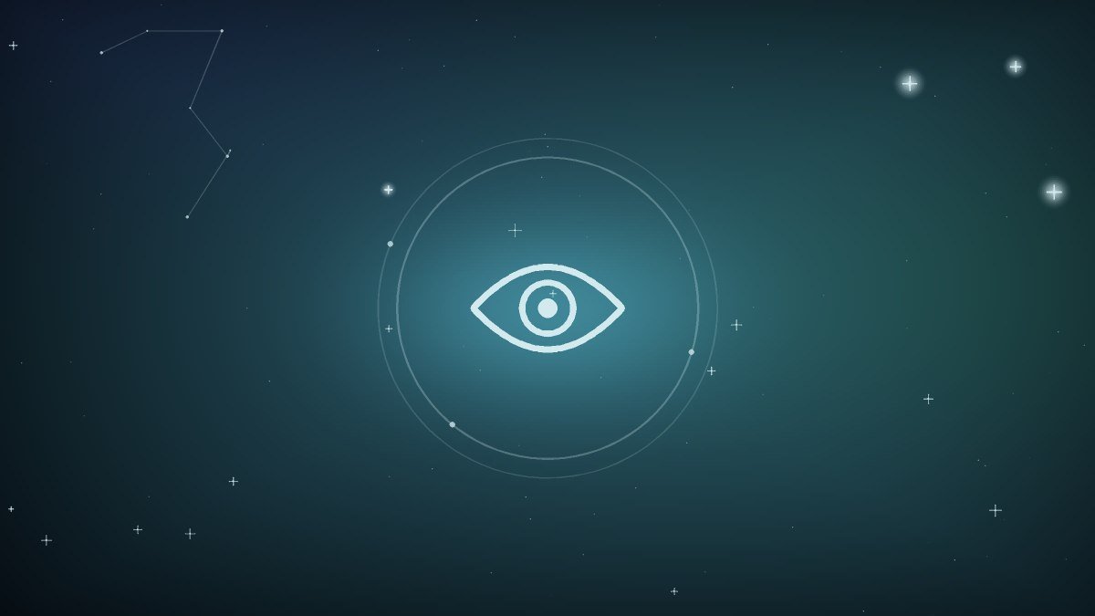 An eye half open between night and morning