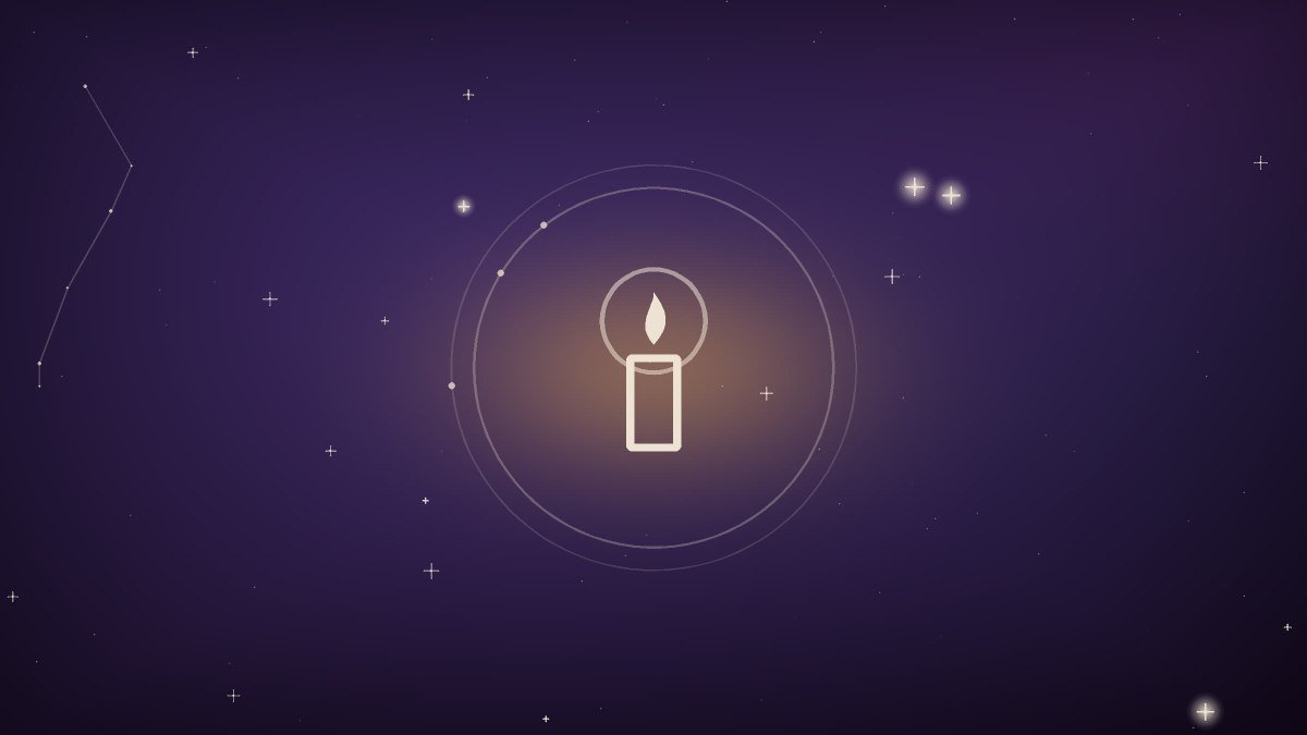 Two hands holding a single small candle