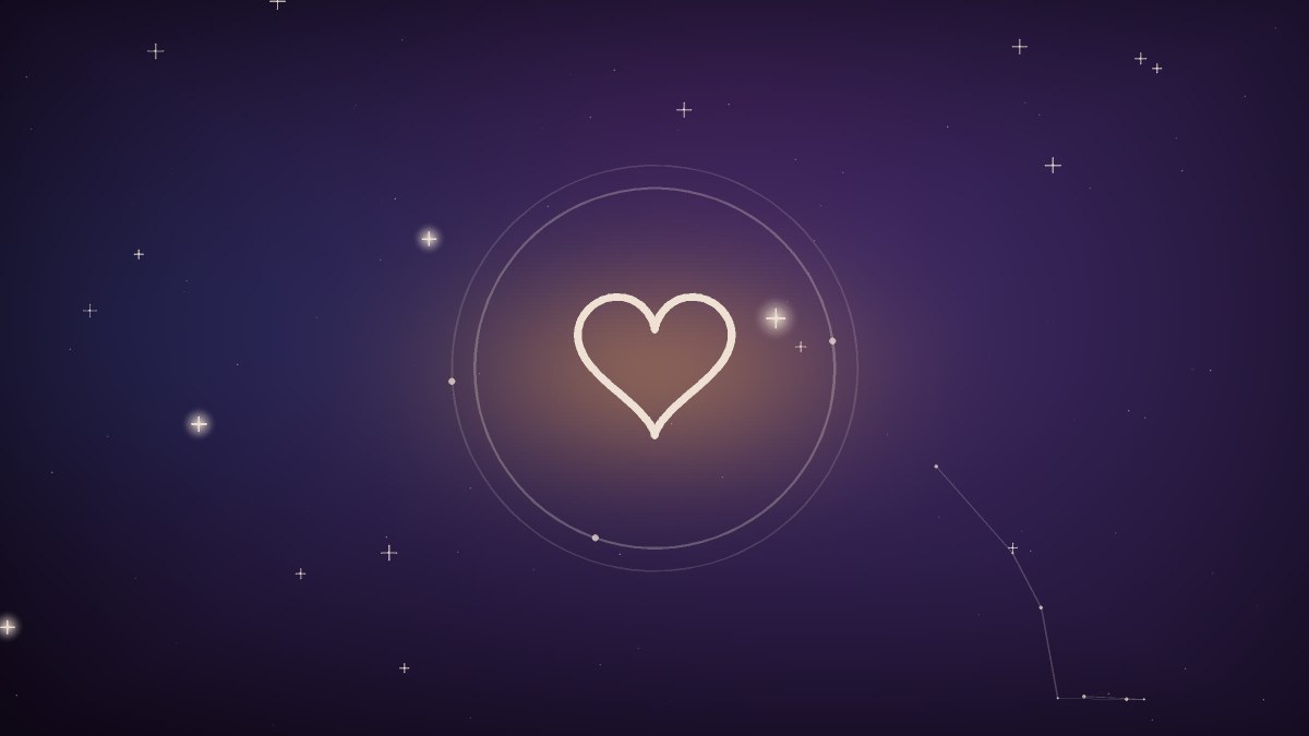 Two bright stars linked by a fine line